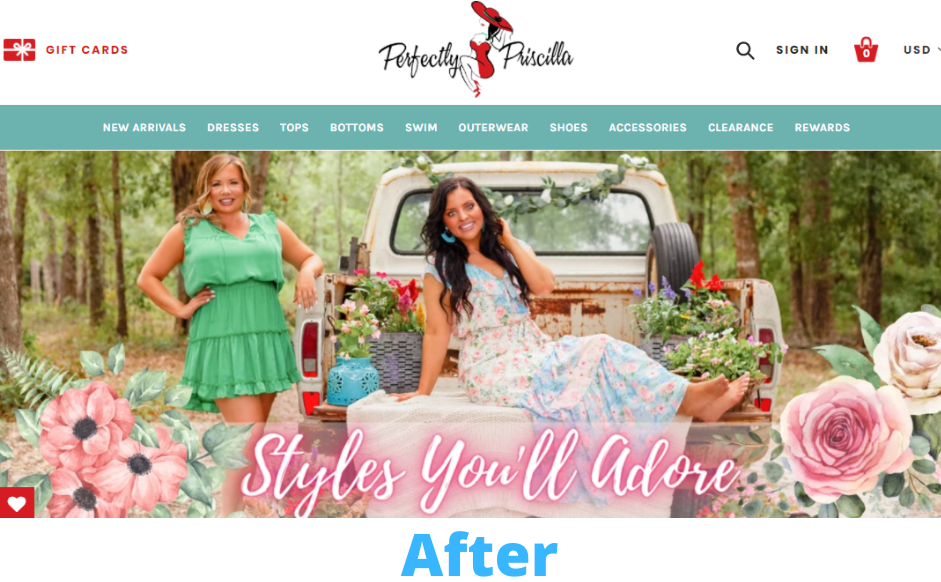 Shopify 마이그레이션 에이전시는 고객의 웹사이트를 위한 완전히 새로운 디자인을 제공했습니다.