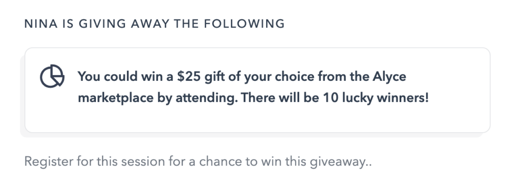 แนวคิดแคมเปญของขวัญดิจิทัล: ผู้สนับสนุนกิจกรรม