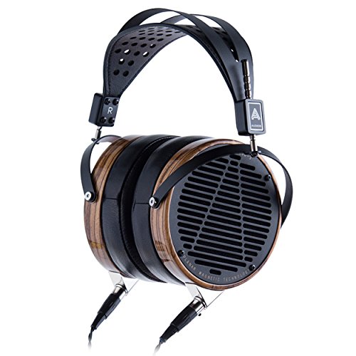 Audeze LCD-3 オーバーイヤー オープンバック ヘッドホン ゼブラノ ウッドリング 新しいサスペンションヘッドバンド付き
