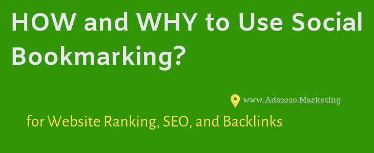 HOW and WHY to Use Social Bookmarking-730x300