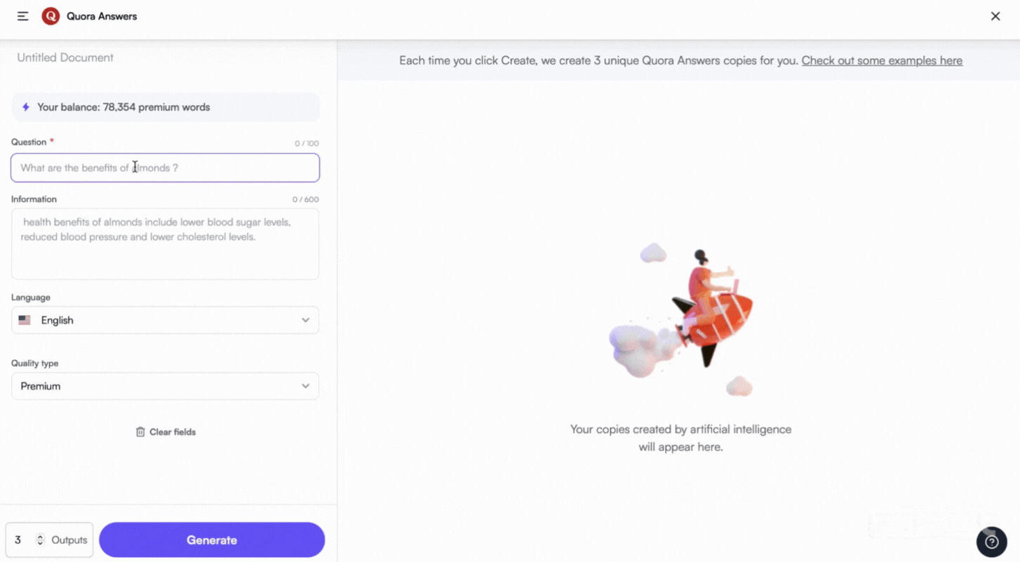 Quora 답변 생성기 - Quora에서 훌륭한 답변을 작성하려면 어떻게 해야 합니까?