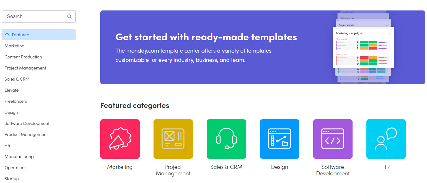 Modelos de segunda-feira