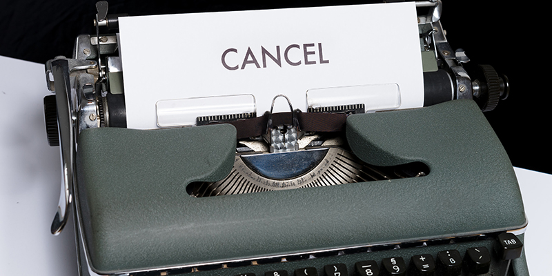 キャンセル
