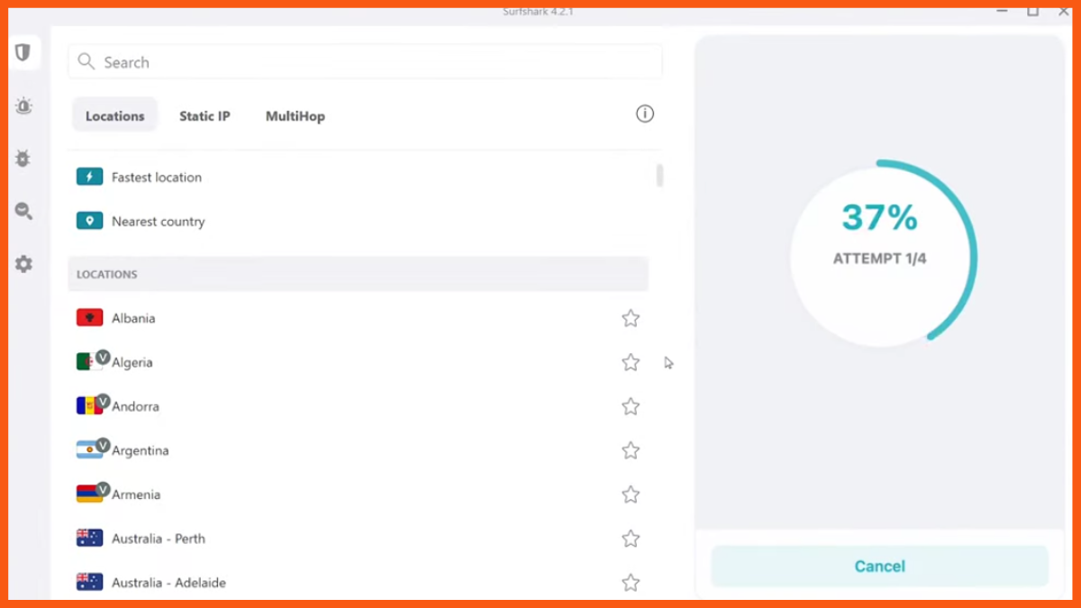 Surfshark - 最高の VPN Chrome 拡張機能