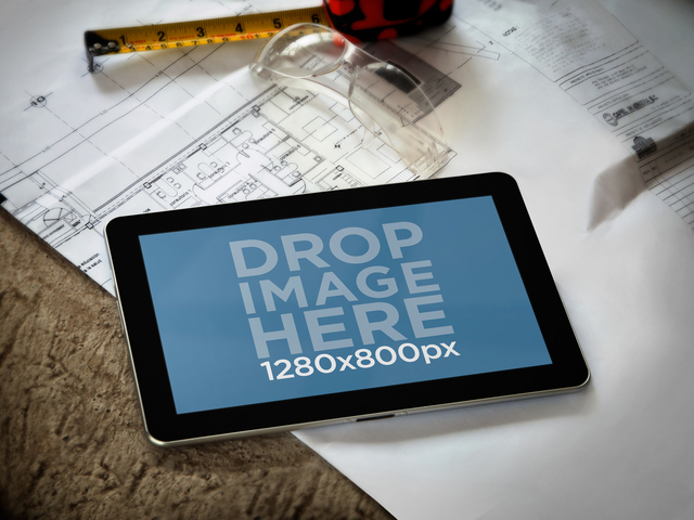 製品のモックアップ テンプレート、建設中の銀河 Placeit ステージ イメージ