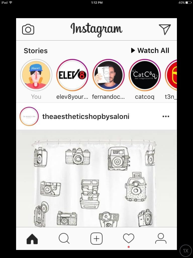 l'app instagram per ipad fallisce