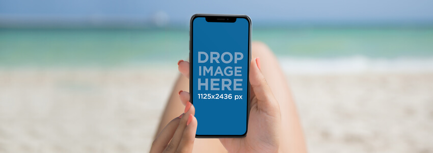 carrellata di mockup di iphone x