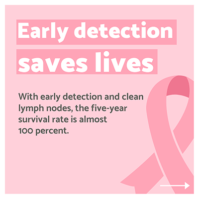 Meme Kanseri Bilgilerini İçeren Instagram Post Tasarım Şablonu