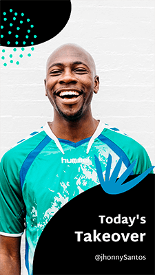 Sporla İlgili Bir Etkileyici S Devralma İçin Instagram Hikaye Oluşturucu