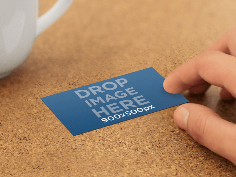 DRUCKEN SIE MOCKUPS, VISITENKARTEN AUF EINER KÜCHENTHEKE PRINT MOCKUPS, BUSINESS CARD ON A KITCHEN COUNTER