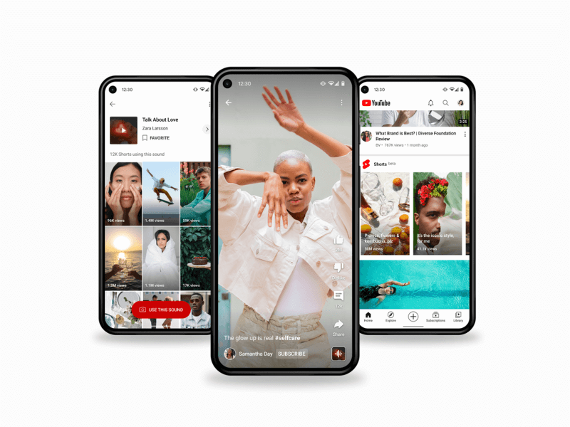 أين تجد يوتيوب شورت