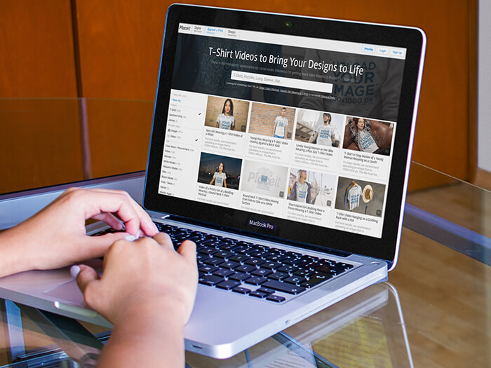 Macbook Mockup Office Room