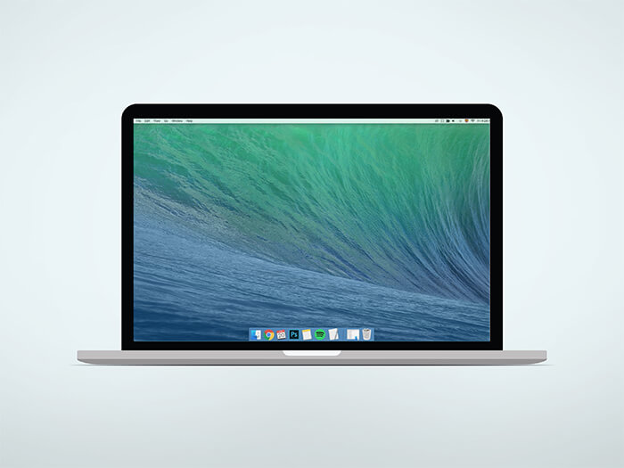 Macbook Mockup cu copie de fundal