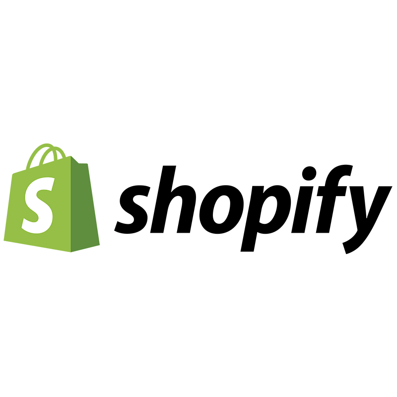 Shopify شعار التجارة الإلكترونية