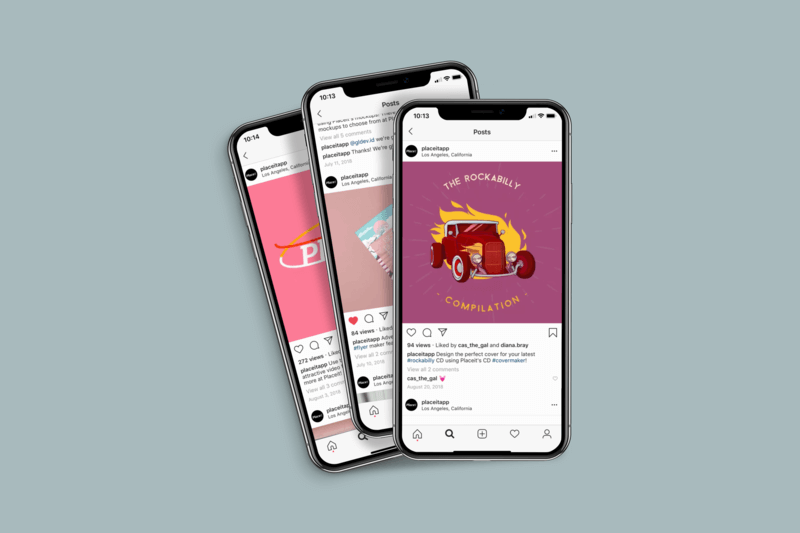 ต้นแบบของสาม Iphones 11 Pro นอนด้วยกัน