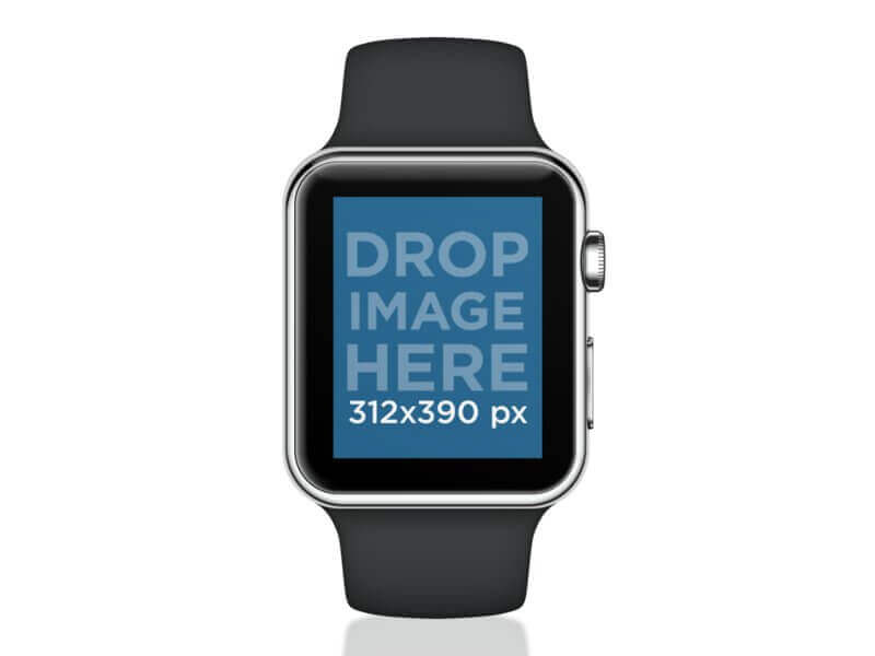 ساعة آبل سوداء شفافة