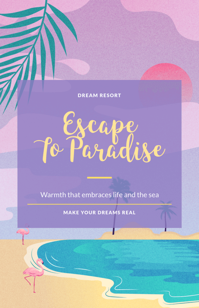 ท่องเที่ยวผู้สร้างใบปลิวออนไลน์ด้วยแบบอักษรน่ารัก