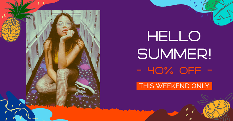 ผู้สร้างโพสต์บน Facebook ลดราคาช่วงฤดูร้อน