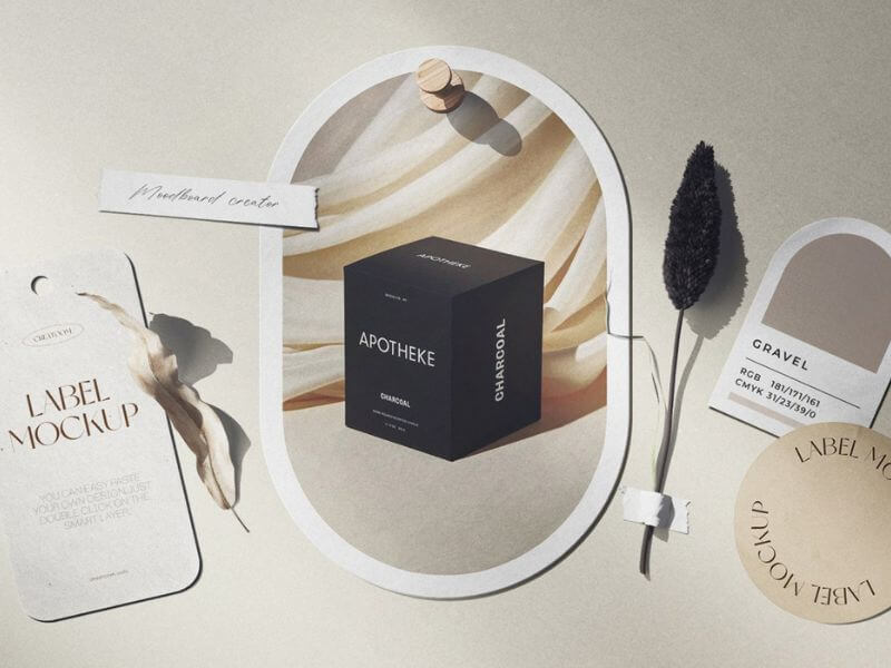 Набор «Современные мудборды» By Pixelbuddha Blog On Behance