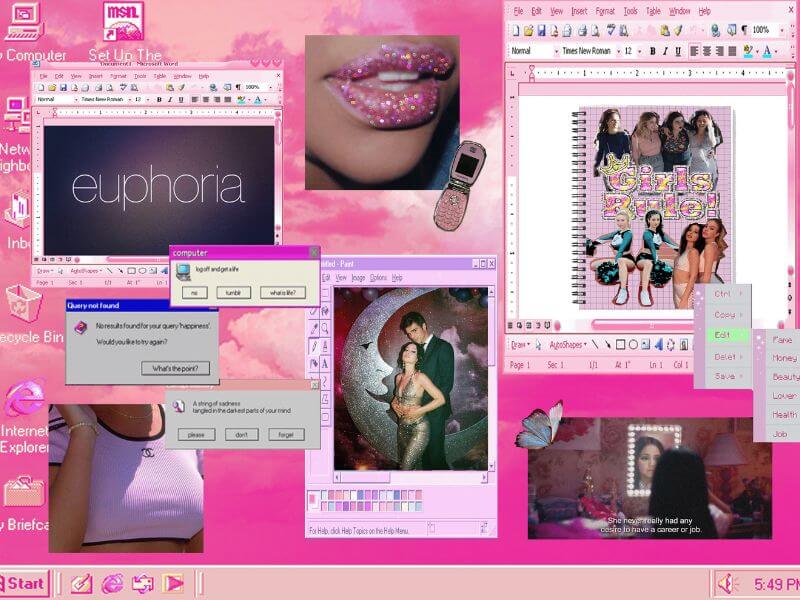 Мудборд «Мэдди из Y2k» Эрика Фс On Behance