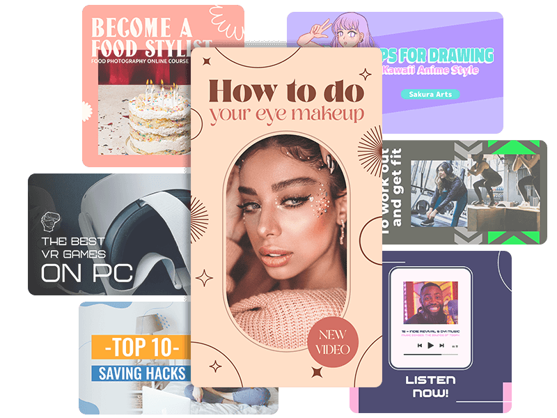 Social-Media-Vorlagen für Inhaltsersteller