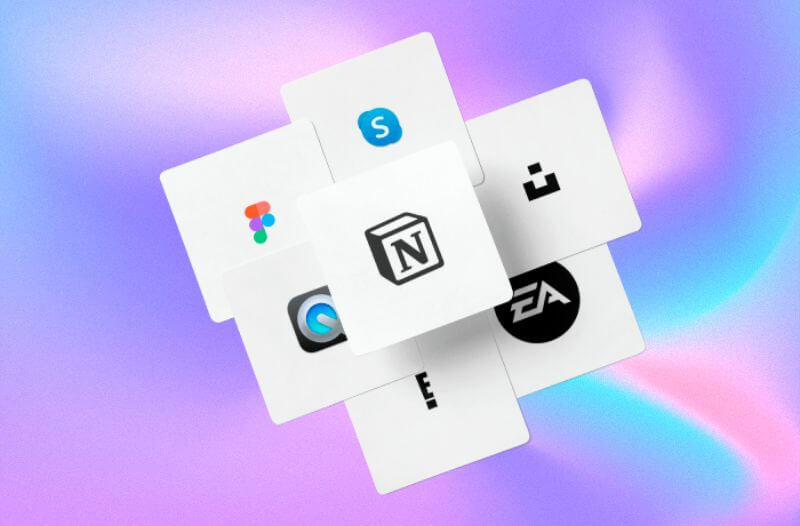 Примеры логотипов известных форм букв