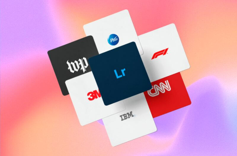 Примеры известных логотипов Lettermark:monogram