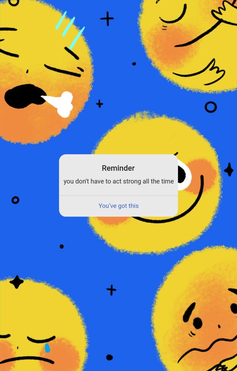 男性のメンタルヘルスリマインダーを備えたInstagramストーリーメーカー