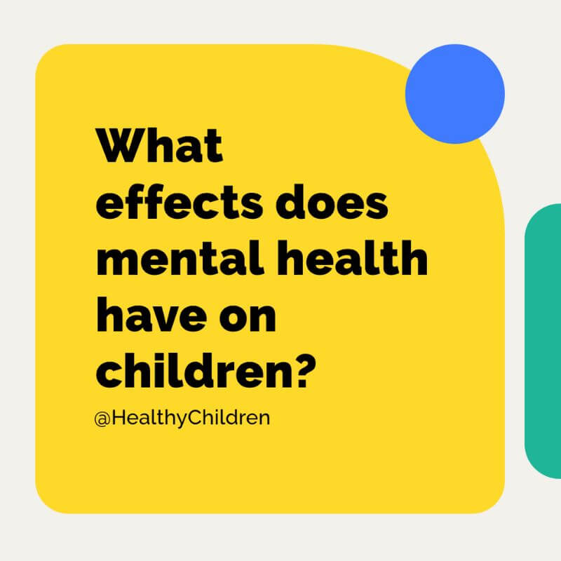 子供のメンタルヘルスに関するカルーセル用のカラフルな Instagram 投稿テンプレート