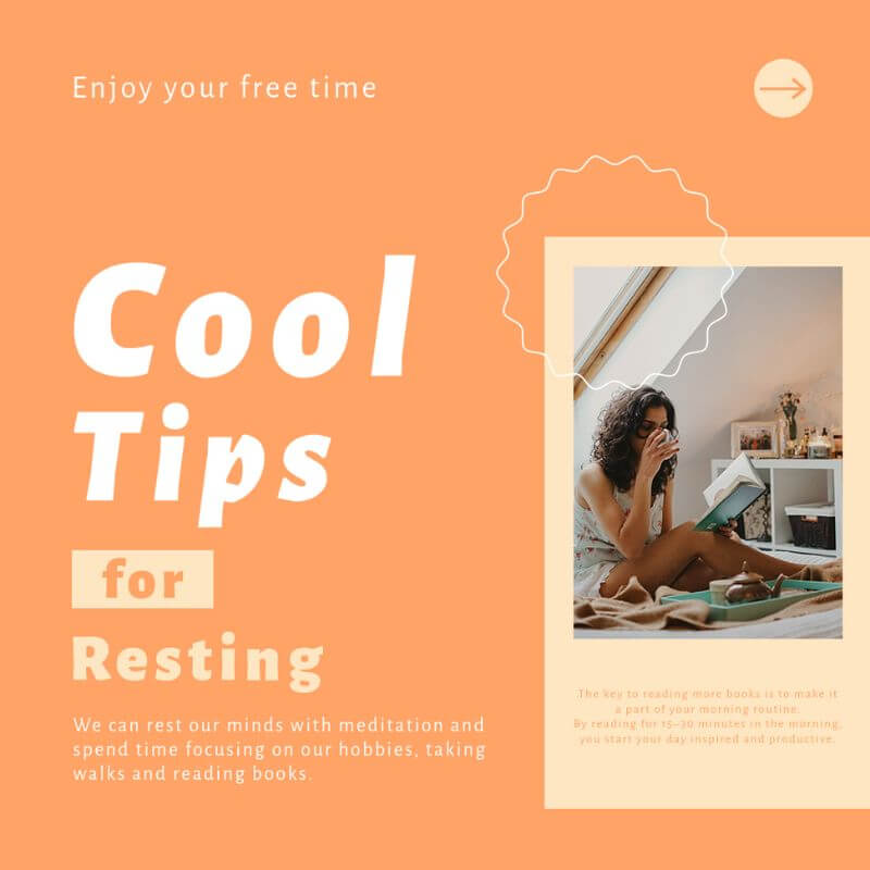 メンタルヘルスをテーマにしたカルーセル用のInstagram投稿デザインジェネレーター