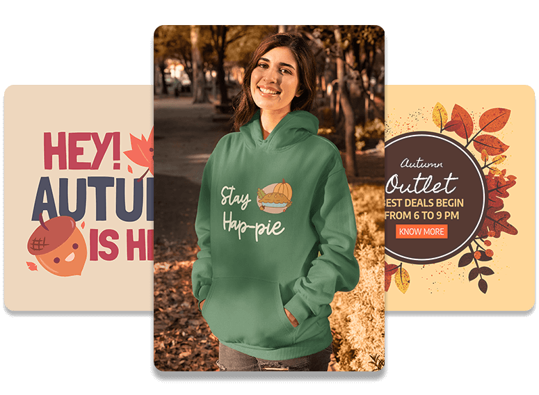 Шаблоны осенних распродаж