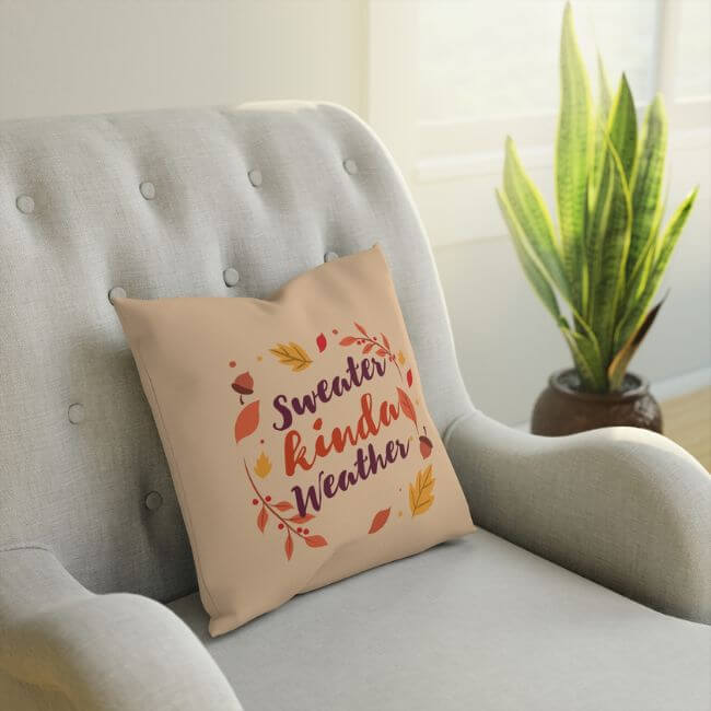 Printify と Placeit によるクッション