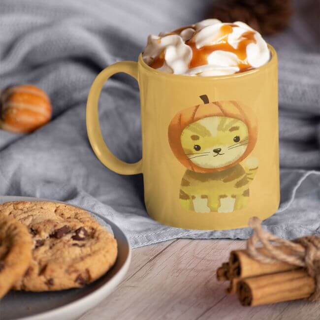 PrintifyとPlaceitによるセラミックマグ