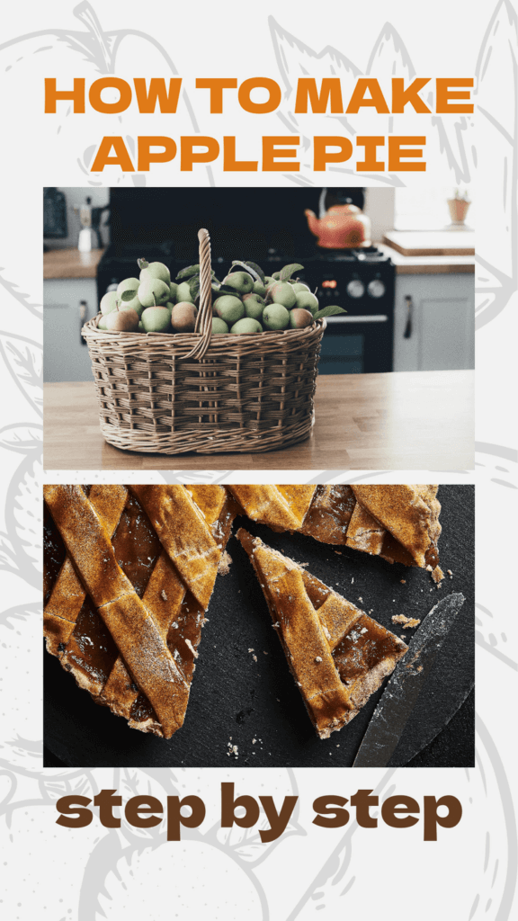 Gerador de histórias do Instagram para uma receita passo a passo de torta de abóbora