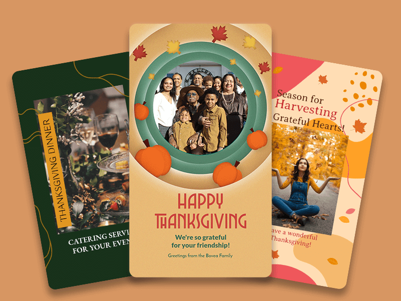 Postagens do Facebook de Ação de Graças