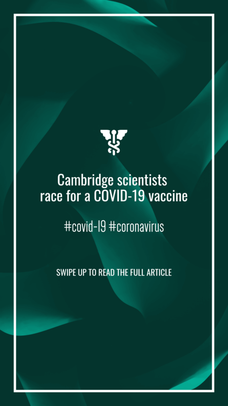 Instagram Story Design Maker für Beiträge zum Thema Covid 19