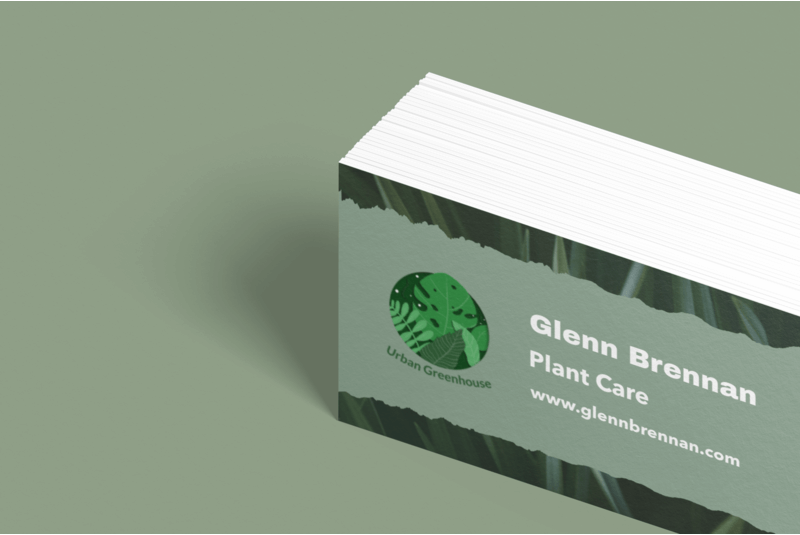 Visitenkartenhersteller für Pflanzenpflegeprofis