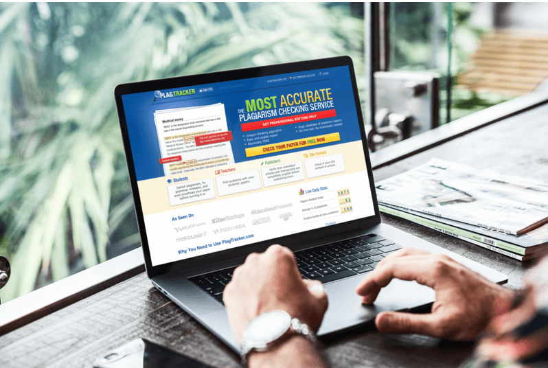Plagtracker แสดงบน Macbook Pro