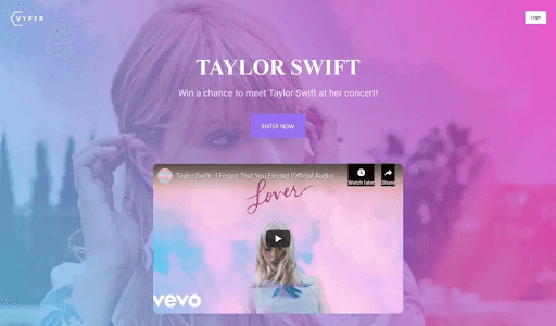 Конкурсные кампании знаменитостей и влиятельных лиц