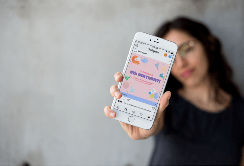 Шаблон Instagram для конкурсов и розыгрышей