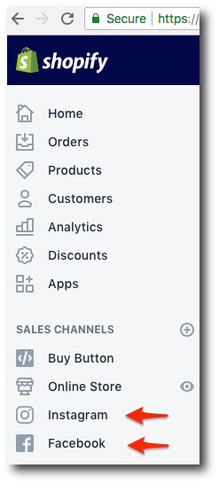 Эффект снимка экрана Shopify в Instagram