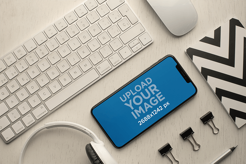 Tavolo mockup per Iphone 11