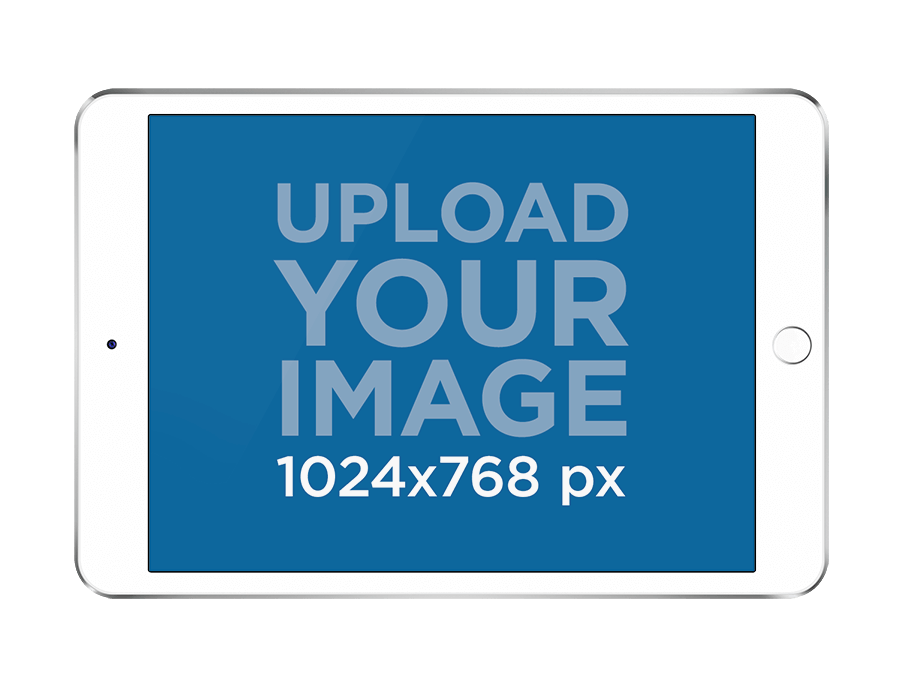 Model alb pentru iPad