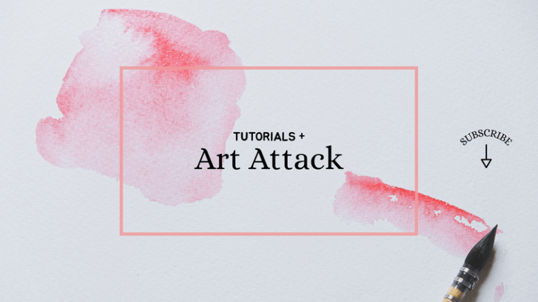 เทมเพลตแบนเนอร์ Youtube พร้อมเอฟเฟกต์สีน้ำ