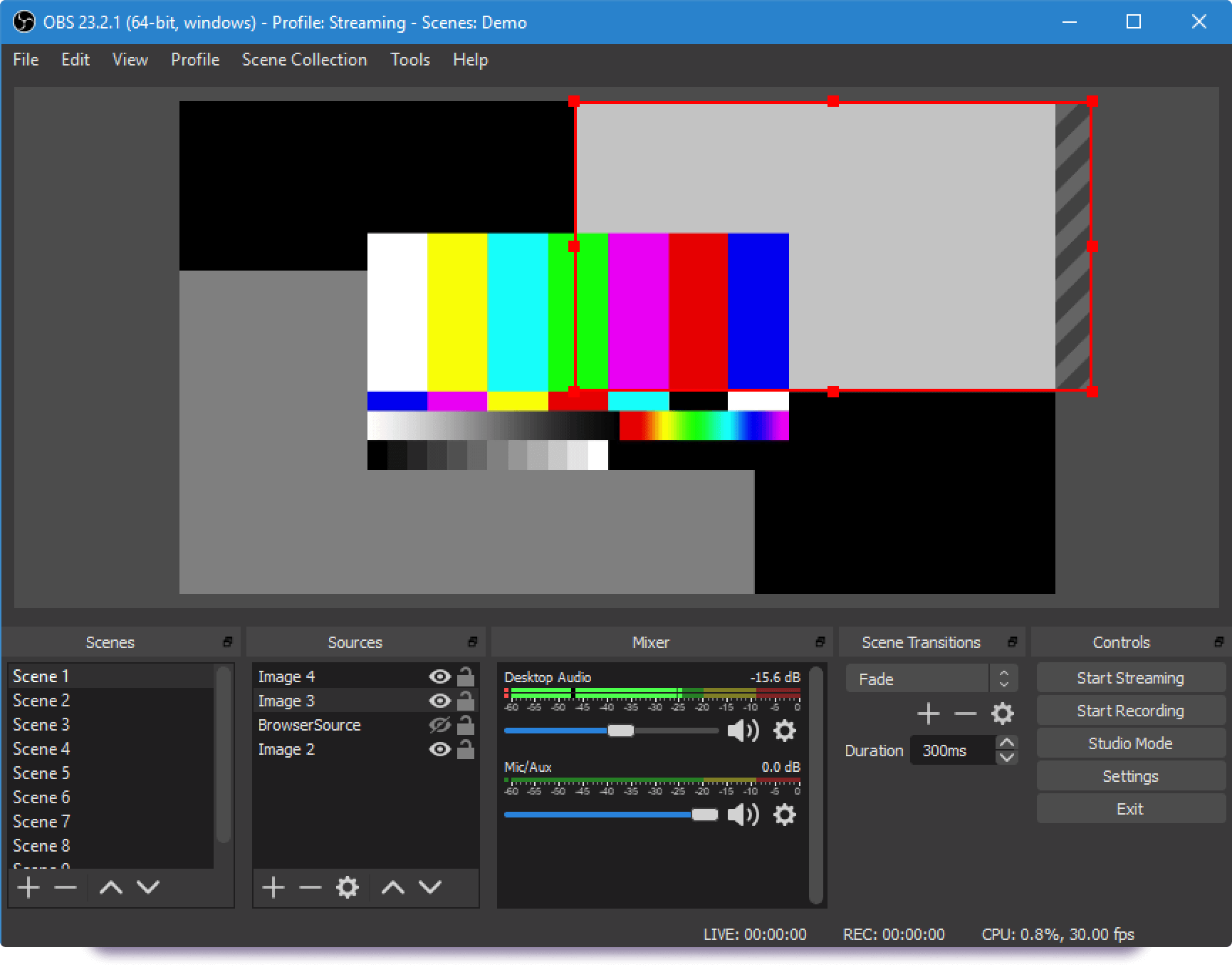 Obs Studio Interface