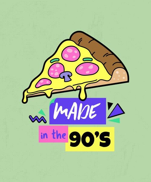 เทมเพลตเสื้อยืด 90s