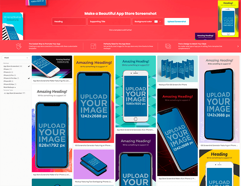 Outil générateur de captures d'écran