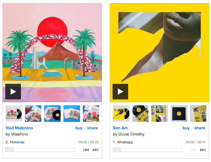 Bandcamp Merch-Plateformes musicales