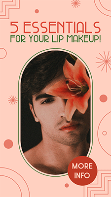 Generador de historias de Instagram para recomendaciones de maquillaje de labios