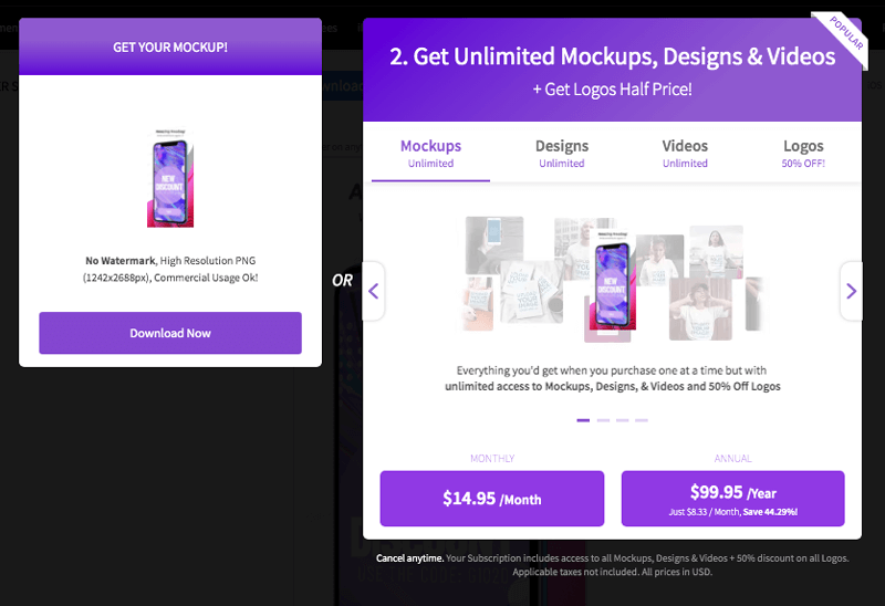 ราคา Placeit